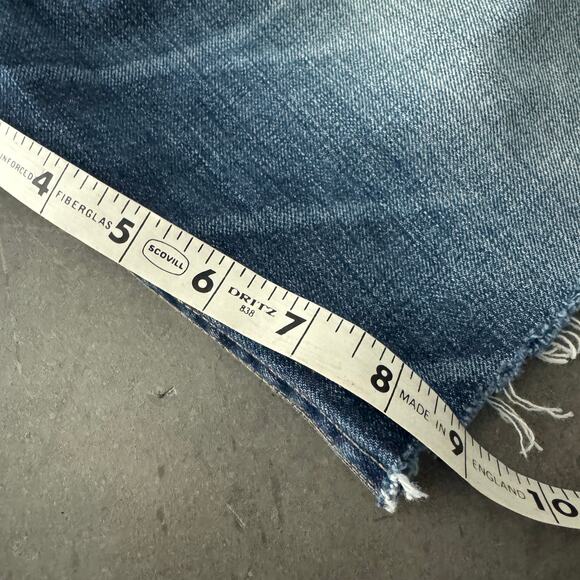 Vintage Y2K True Religion Fray Cutoff Bermuda Jorts Jean Shorts 29 Medium Wash - Picture 6 of 6